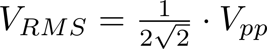 RMS Voltage Electronics BasicTables