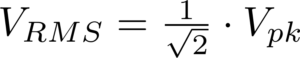 RMS Voltage Electronics BasicTables